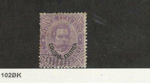 Eritrea - Italy, Postage Stamp, #9 Used, 1892, JFZ