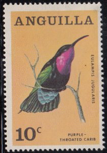 Anguilla 1968 MNH Sc #36 10c Purple-throated carib Birds