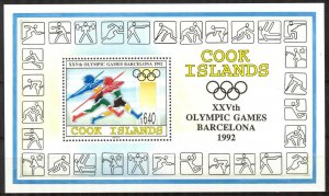 Cook islands 1992 Olympics Games Barcelona S/S MNH