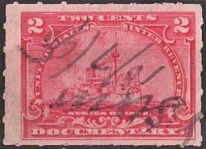 R164 2¢ Documentary Stamp (1898) Used