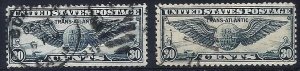 USA 1939 C24 used Color Difference scv $3.00 less 50%=$1.75