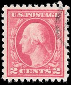 1914 US SC # 425 FVF JUMBO USED NH ng LIGHT HAND. CANCEL - SOUND-