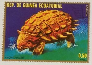 Equatorial Guinea Prehistoric Animals Ancilosaurus