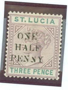 St. Lucia #40f var  Single