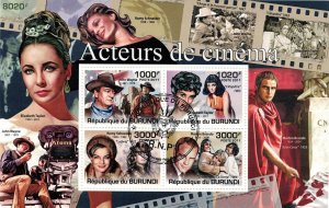 BURUNDI 2011 - Great actors / minisheet