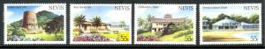 NEVIS 1984 Hotels and Inns TOURISM SET w SPECIMEN Overprints Sc 276-279 MNH