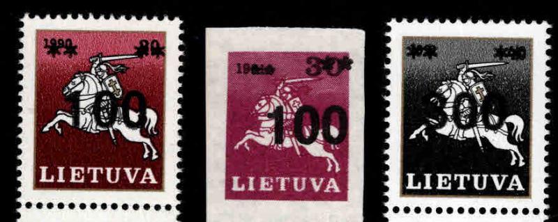 LITHUANIA Scott 450-452 MNH** 1993 set