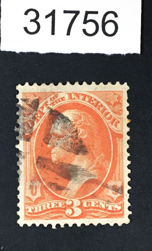 US STAMPS # O17 USED LOT #31756