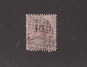 STRAITS SETTLEMENTS # 27A LIGHT USED CAT VALUE $500+