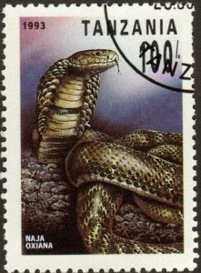 Tanzania 1131 - Cto - 100sh Caspian Cobra (1993) (cv $0.90) +