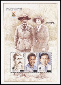 Sierra Leone Scouts Astronauts Space MS Ovpt 2008 MNH SG#4564-4566 MI#5030-5032