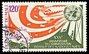 Mali 264, CTO, 25th Anniversary of United Nations Postal Administration