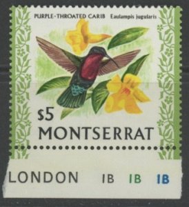 Montserrat 243 ** mint NH bird (2204 117)