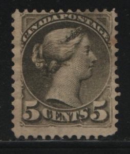 Canada, 38, NO GUM, 1870-89 Queen Victoria