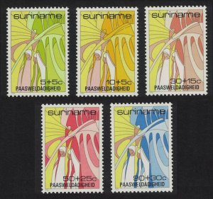 Suriname Easter 5v 1986 MNH SG#1277-1281