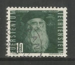 LIECHTENSTEIN, C24, USED, LEONARDO DA VINCI