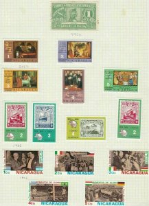 nicaragua  stamps page ref 18098