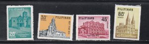 Philippines # 1281-1284, Churches, Mint LH, 1/3 Cat,