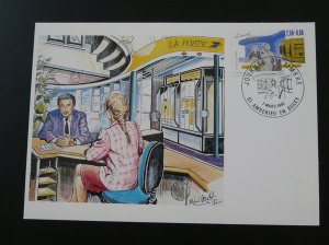 post office maximum card stamp day 1992