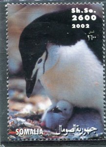 Somalia 2002 BIRDS EMPEROR PENGUINS 1 value Perforated Mint (NH)