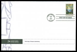 Scott 4165 41c Louis Comfort Tiffany First Day Cover w/ Ceremony Program Insert