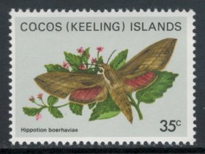 Cocos Islands 1982 Hippotion Boerhaviae 35c Scott # 94 MNH