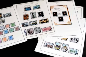 COLOR PRINTED BELGIUM 1976-1999 STAMP ALBUM PAGES (94 illustrated pages)