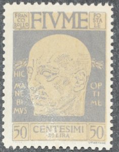 DYNAMITE Stamps: Fiume Scott #93 – MINT