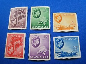 SEYCHELLES  1938  -  SCOTT # 125a-135  -   MH       (X31)