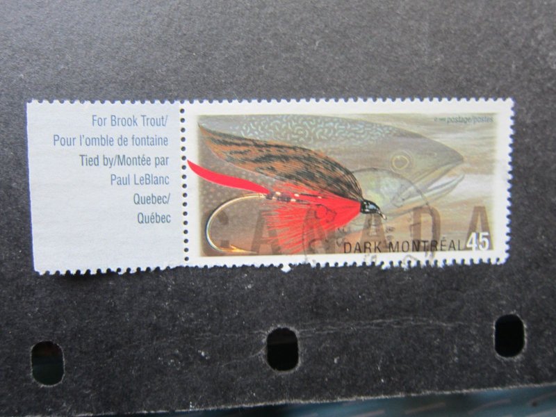 Canada #1717 Fishing Flies Nice stamps  {cl4}