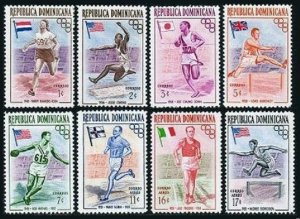 Dominican Republic 474-C99, MNH. Mi 560-567. Olympics Melbourne-1956. Winners.