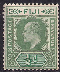 Fiji 1906 - 12 KEV11 1/2d Green Umm SG 118 ( G969 )