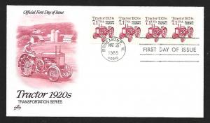 UNITED STATES FDC 7.1¢ Tractor PNC #1 1989 ArtCraft