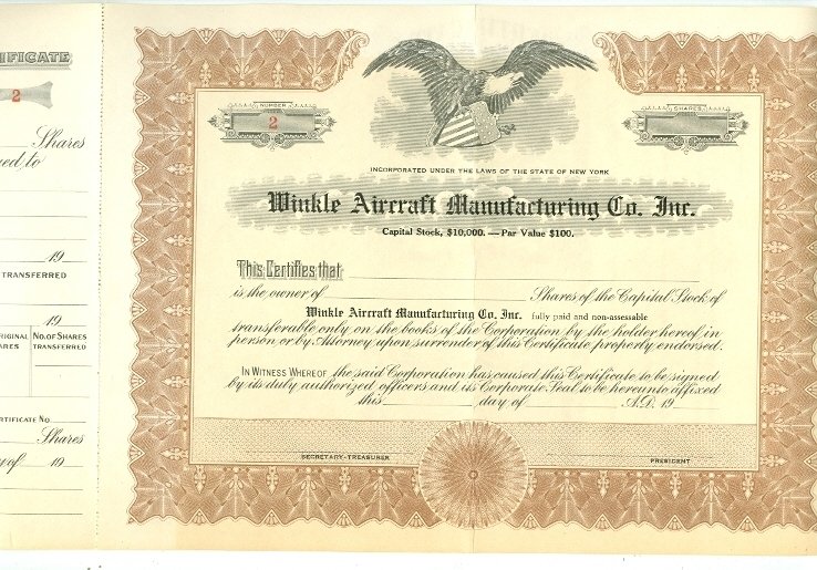 AIRLINES STOCK CERTIFICATES...LOT of (5)