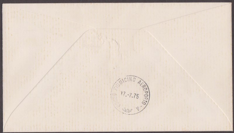 AUSTRALIAN ANTARCTIC TER. 1975 PINEDO JUBILEE FLIGHT SPECIAL COVER WH SP. CANCL.