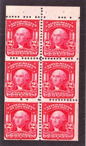 US 319g 2c Washington Mint F-VF OG LH SCV $125