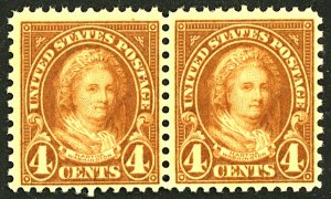 U.S. #636 MINT PAIR OG NH
