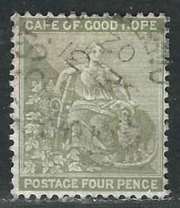 Cape of Good Hope 48 SG 65 Used Hinged F/VF 1898 SCV $4.25