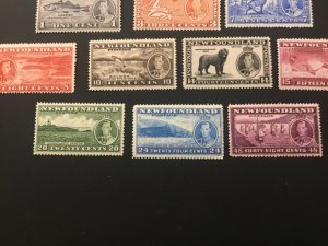 ICOLLECTZONE Newfoundland 233-43 VF hinged