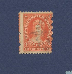 NEW BRUNSWICK - Scott 9 - 10 cents - used - 1860