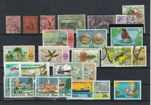 Trinidad + Tobago + Samoa. MM + Used Stamps Ref: R7098