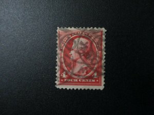 US #215 Used (P8T2) WDWPhilatelic 2 