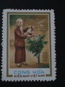 ​VIETNAM-1970-SC#27-30 HO CHI-MINH 80TH YEARS OLD BIRTHDAY VF-54 YEARS OLD
