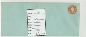 Scott# U531   Die150   UPSS#2734 US envelope.
