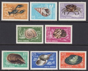 Romania 1879-86 Sea Shells mnh