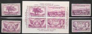 US #772.73; 775,76; MNH 778 Mini sheet imperf.