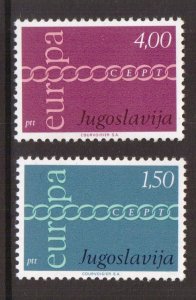 Yugoslavia   #1052-1053  MNH  1971  Europa