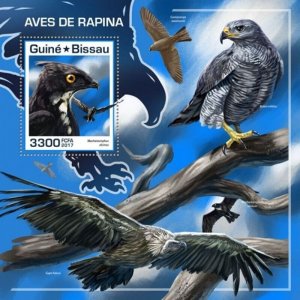 Guinea-Bissau - 2017 Birds of Prey - Stamp Souvenir Sheet - GB17508b