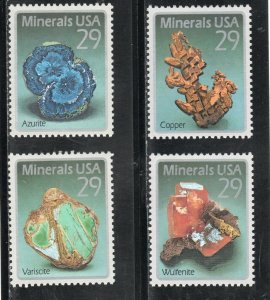 2700 - 2703 * MINERALS *  U.S. Postage Stamps set of 4 singles  MNH
