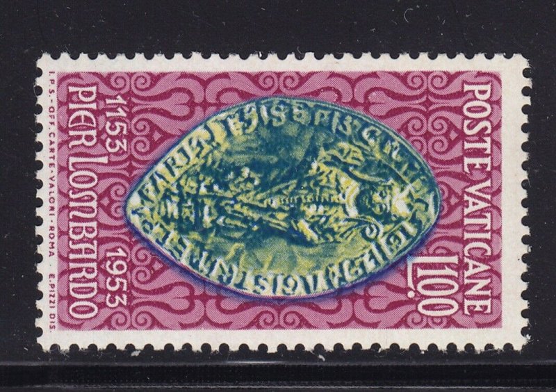 Vatican Scott # 173 VF mint OG lightly hinged scv $ 38 ! see pic !